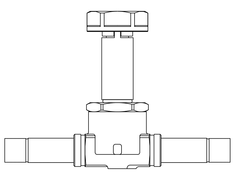 常閉電磁閥1028/3S,內連接焊接接頭,隔膜先導式