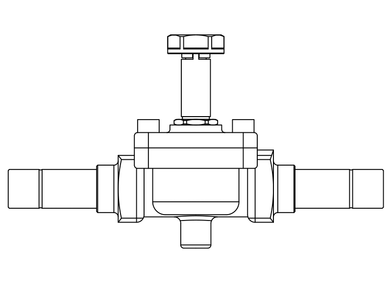 常閉電磁閥1098/6S,內連接焊接接頭,隔膜先導式