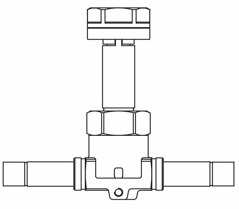 常開電磁閥1138/3S,內連焊接接頭,活塞先導式