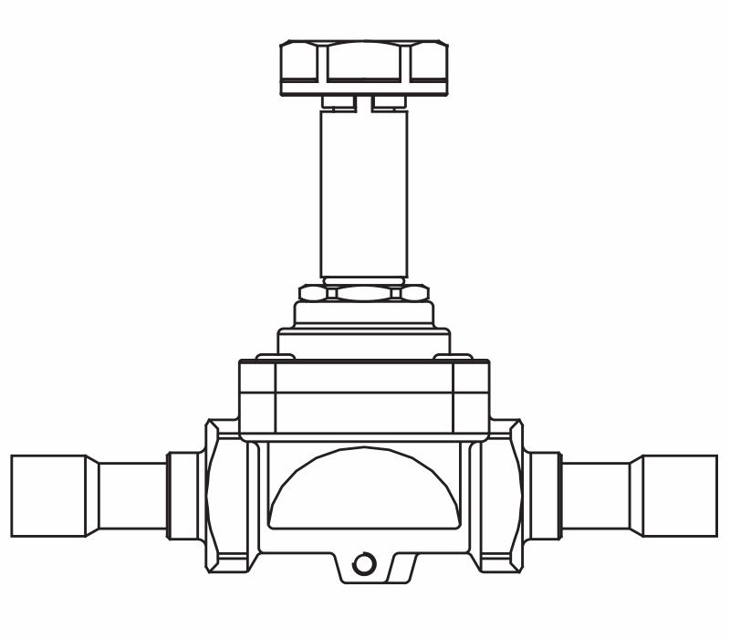 常開電磁閥1148/5S,內連焊接接頭,活塞先導式