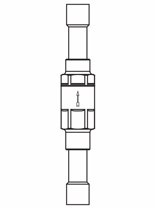 壓差閥3136/4,ODS銅管內連接焊接接頭