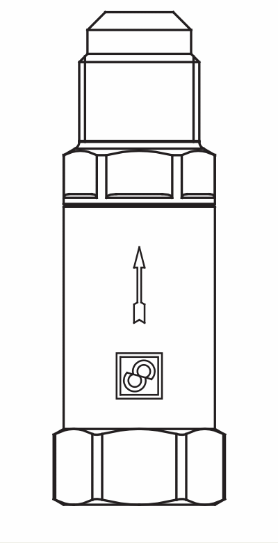 儲油器壓力閥3150/X01,SAE喇叭口直螺紋接頭