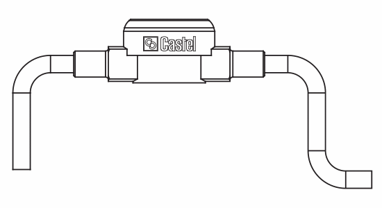 視液鏡和濕度視液鏡3940/X02,銅焊接頭