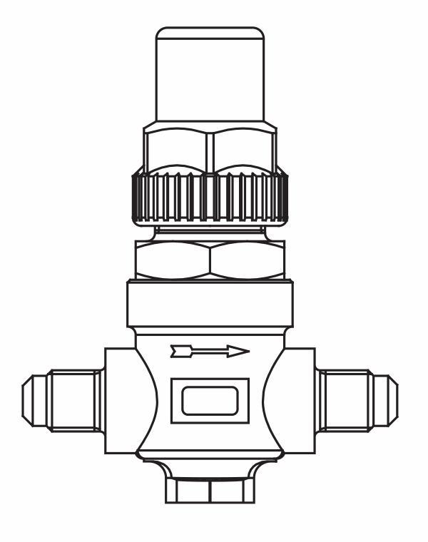 頂蓋閥6410/2,SAE喇叭口直螺紋接頭