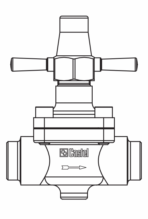 截止閥6512/17,焊接接頭