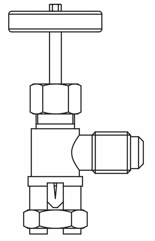 管路針刺閥8330/A,SAE喇叭口直螺紋接頭